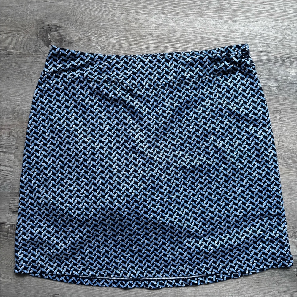 3/30$ Patterned Blue Skirt (msg before buying)